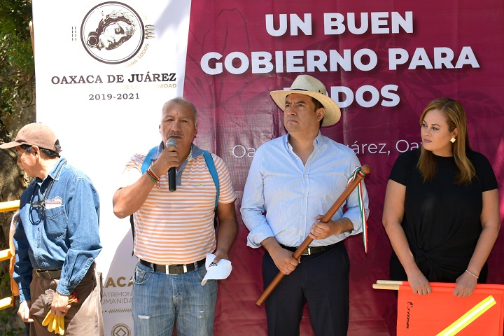Oswaldo García Jarquín da inicio a trabajos de limpieza y desazolve de ríos en la capital