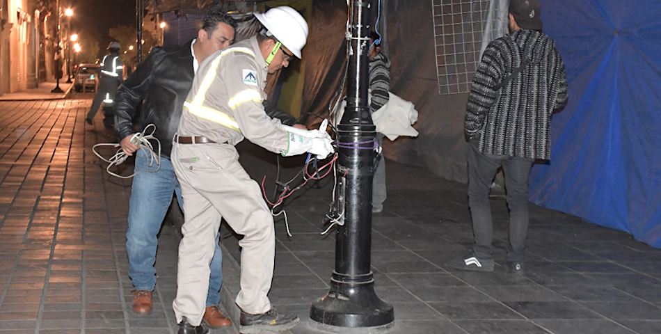 CEPCO detecta 200 tomas clandestinas de energía eléctrica en #CentroHistórico de Oaxaca