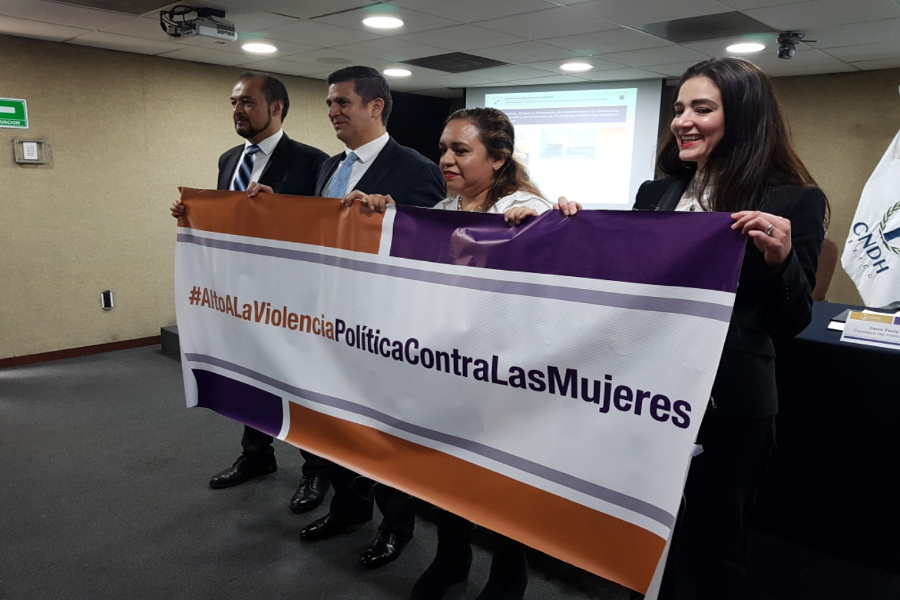 Incluyen violencia política en Ley General de Acceso