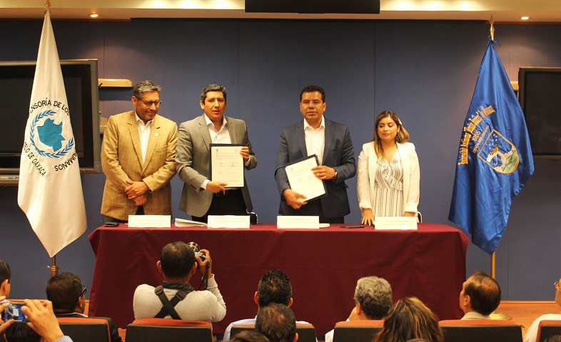 Convenio UABJO-DDHPO para una nueva cultura de los Derechos Humanos