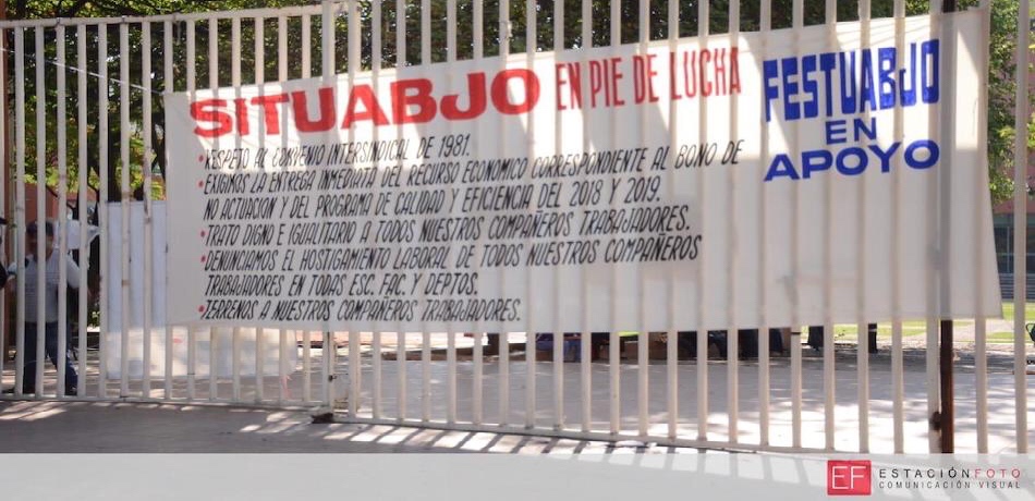 SITUABJO toma CU; para no hacer huelga exige terrenos y bonos