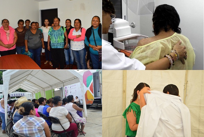 Formaliza Presidenta del DIF Tuxtepec  mastografías gratuitas para la región
