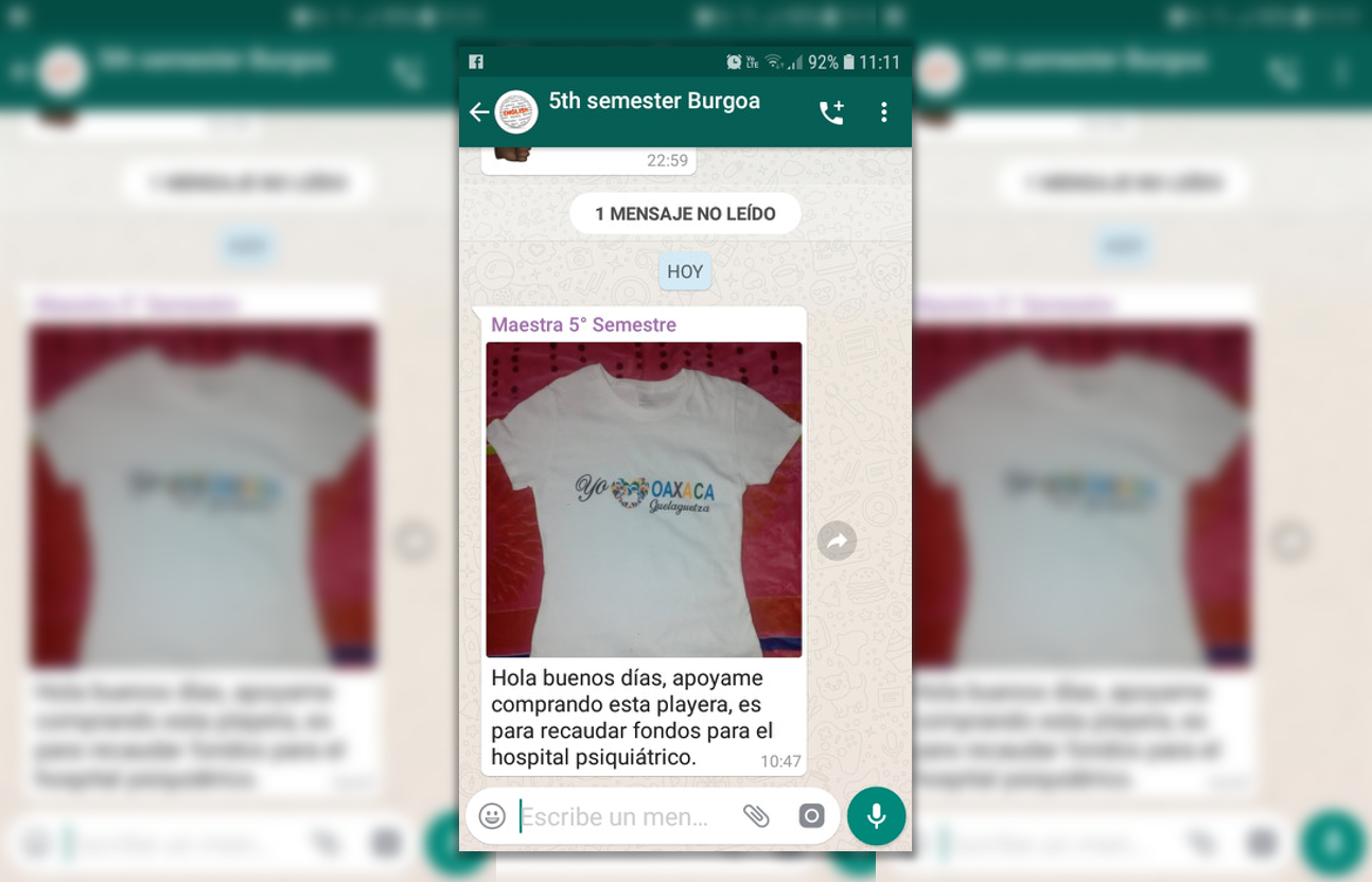 Alerta Hospital Psiquiátrico Cruz del Sur evitar caer en fraudes a través de grupos de WhatsApp