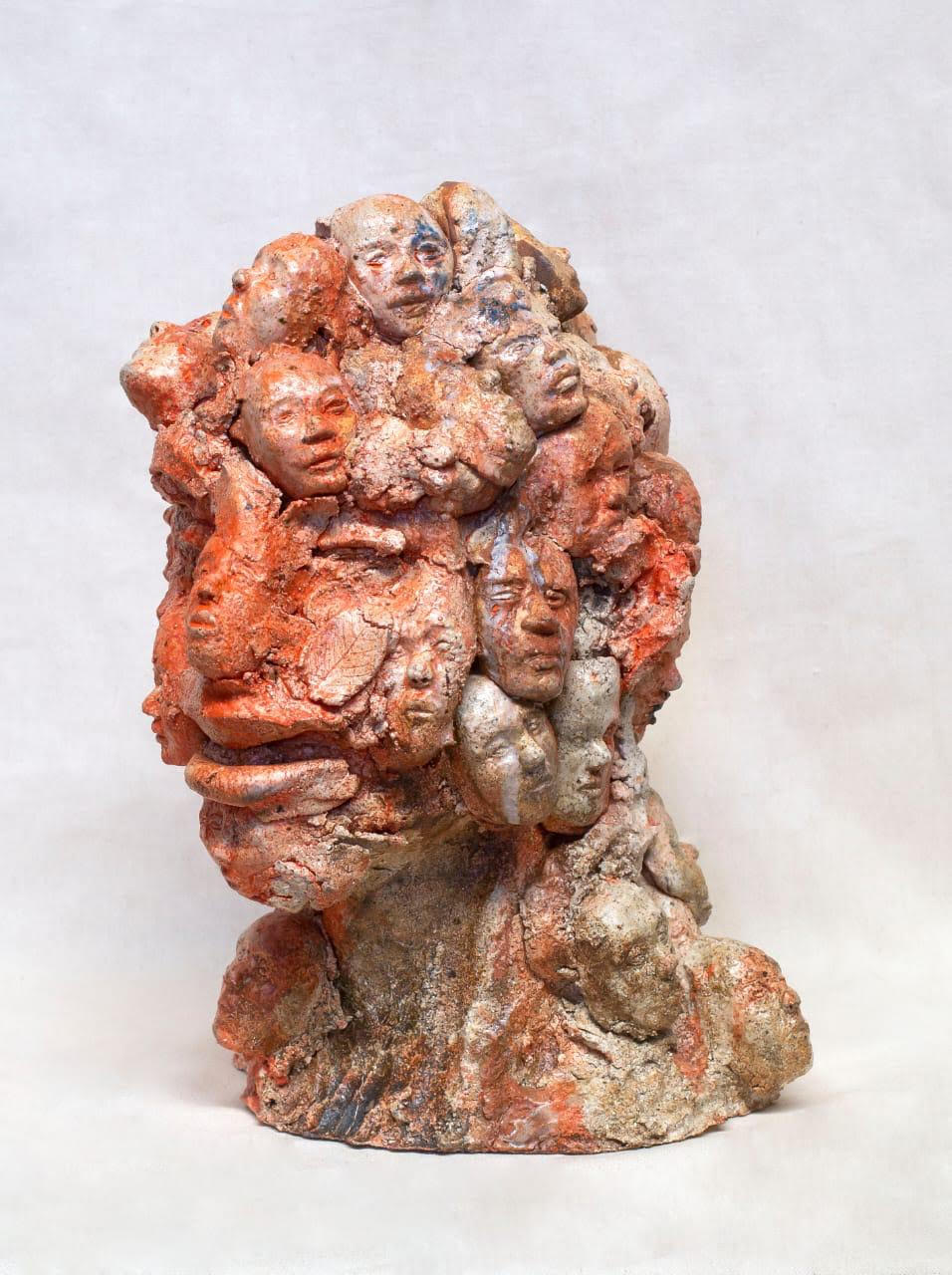 Obra de Alberto Aragón, escultura de rostros pagina 3