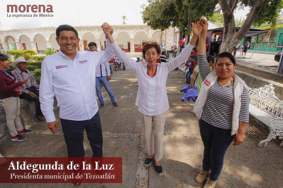 Con mayoría, Morena impone a Aldegunda Andrade como presidenta de Tezoatlán