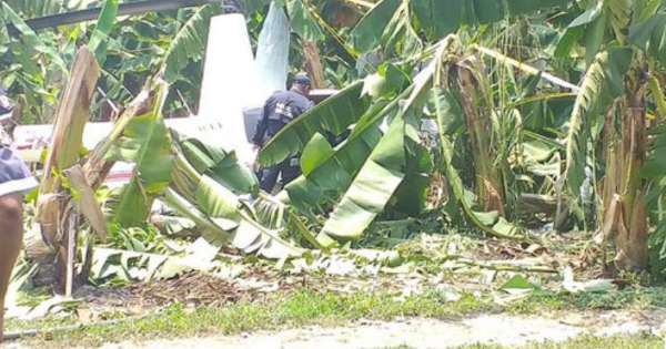 Helicóptero Robinson Raven se desploma en Tuxtepec, hay 4 heridas según Protección Civil