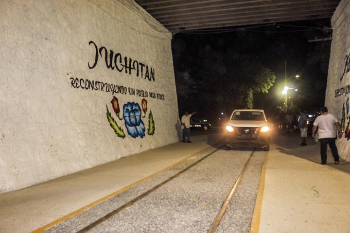 Gobierno de Juchitán concluye pavimentación y rehabilitación de Puente bandera