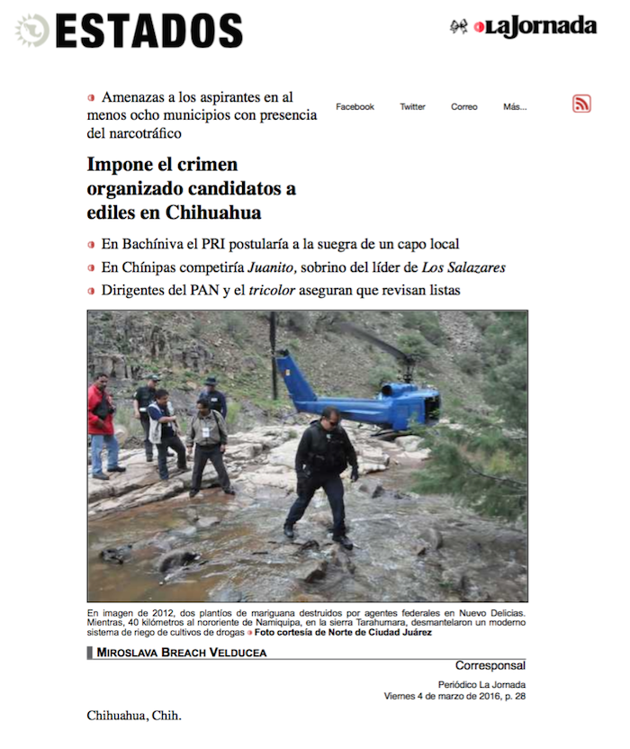 Proyecto Miroslava Breach: ¿quién asesinó a la periodista? Parte 1