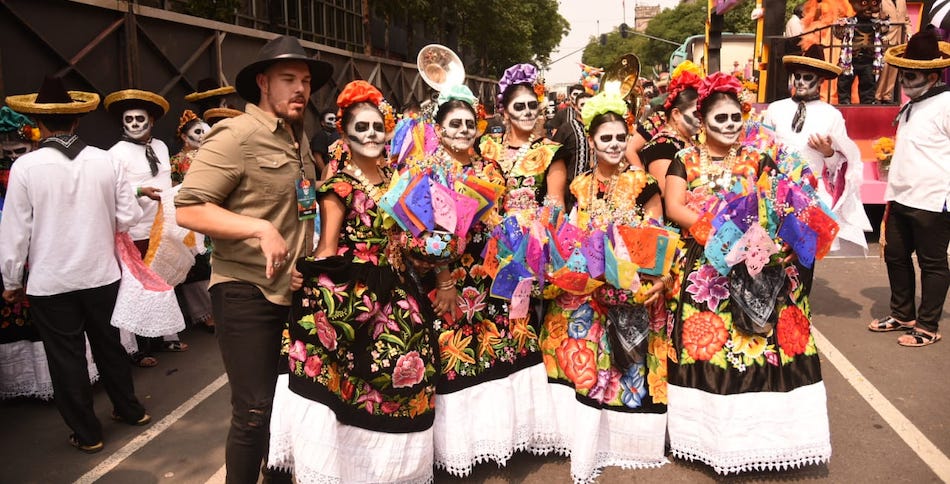 Cautivó Oaxaca en el Desfile Internacional de Muertos CDMX 2019