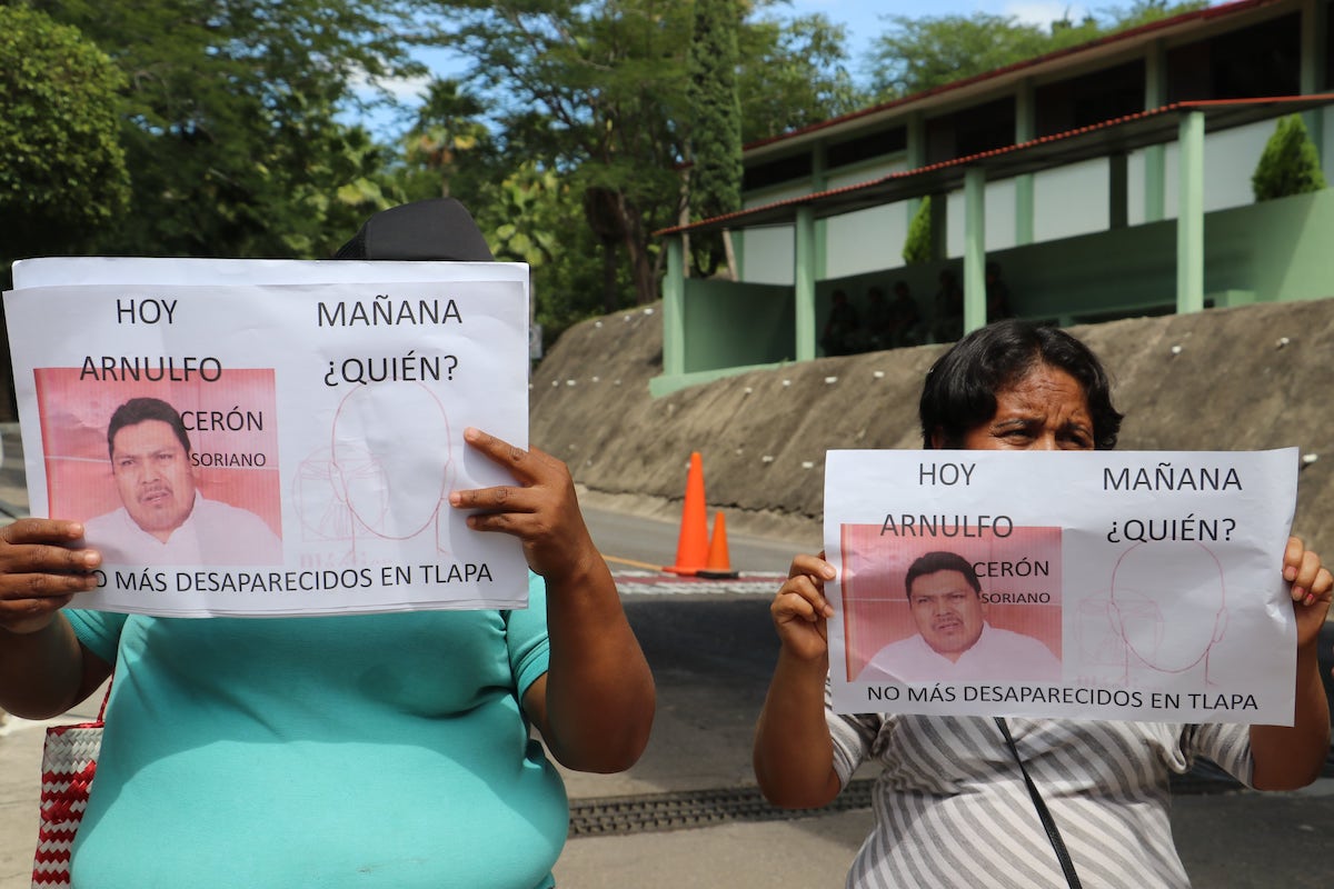 Piden en Guerrero la presentación con vida del activista Arnulfo Cerón Soriano