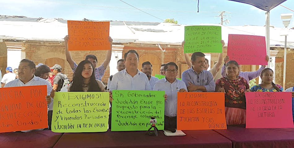 Paralizada la reconstrucción de Juchitán, denuncia el munícipe