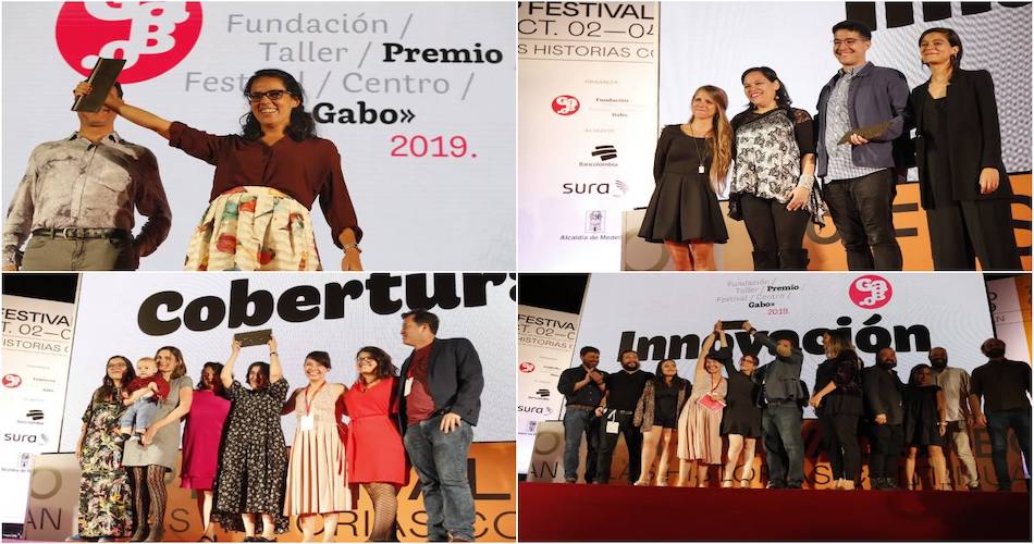 Cuatro trabajos ganadores del Premio Gabo 2019