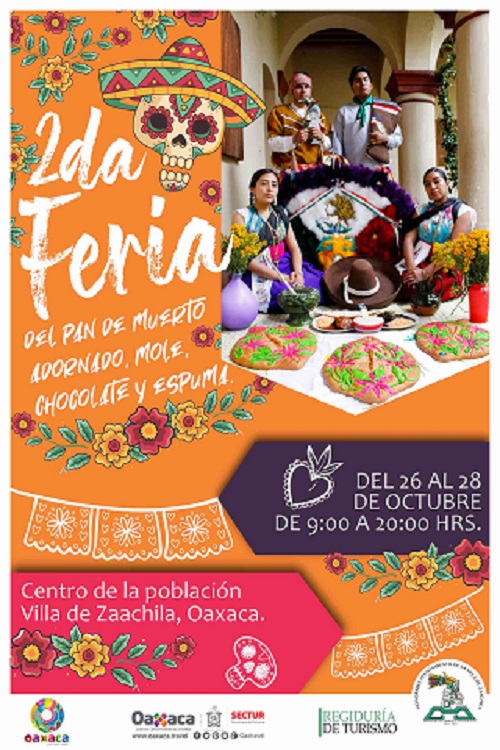 Inicia Villa de Zaachila celebración del Día de Muertos con feria gastronómica