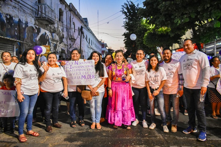 Conmemora Gobierno de Juchitán Día Internacional de la eliminación de la violencia contra la mujer