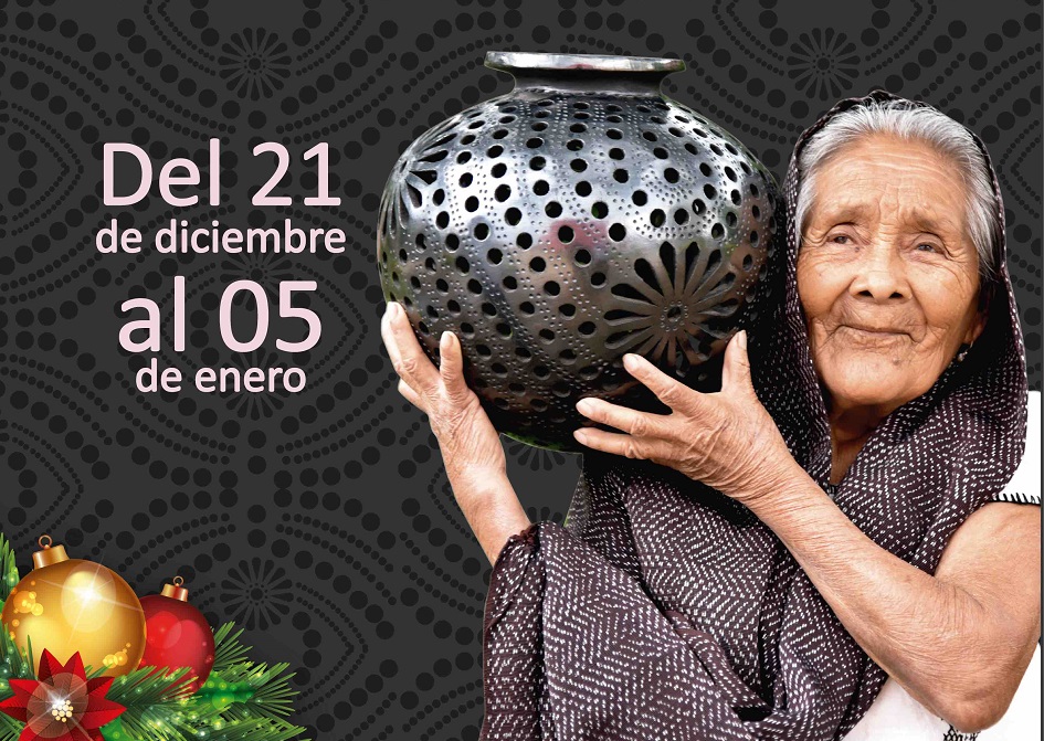 San Bartolo Coyotepec vive la temporada decembrina con Expo Feria artesanal