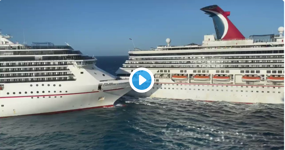 «¡Alguien podría haber muerto!»: La colisión entre dos cruceros en el Caribe mexicano