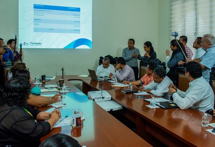 Buscará Gobierno de Tuxtepec proteger finanzas municipales ante requerimiento del SAT por adeudo de 60 mdp