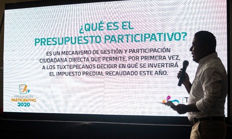 Tuxtepec primer municipio en implementar el Presupuesto Participativo
