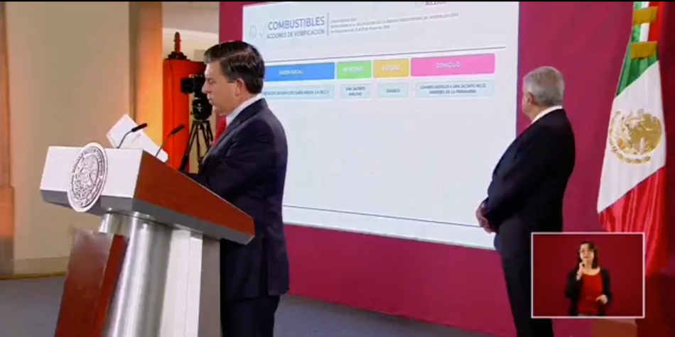 Gasolinera de San Jacinto Amilpas roba combustible: titular de Profeco ante AMLO