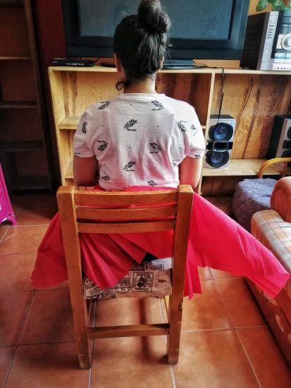 Con apenas 19 años de edad, Alejandra vive refugiada durante la contingencia sanitaria. Foto/ Refugio de mujeres