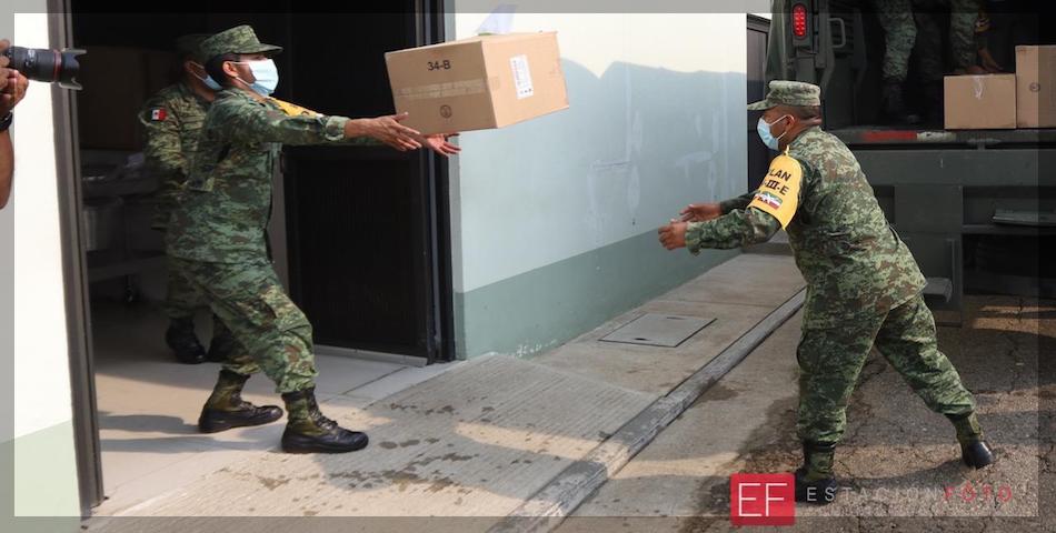 Llegan a #Oaxaca 6.5 toneladas de medicamentos e insumos médicos