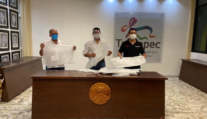 Ayuntamiento de Tuxtepec recibe equipo de protección del Gobierno del Estado