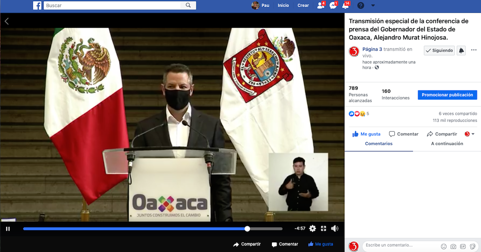Murat convoca a un aislamiento total por 10 días para frenar COVID-19