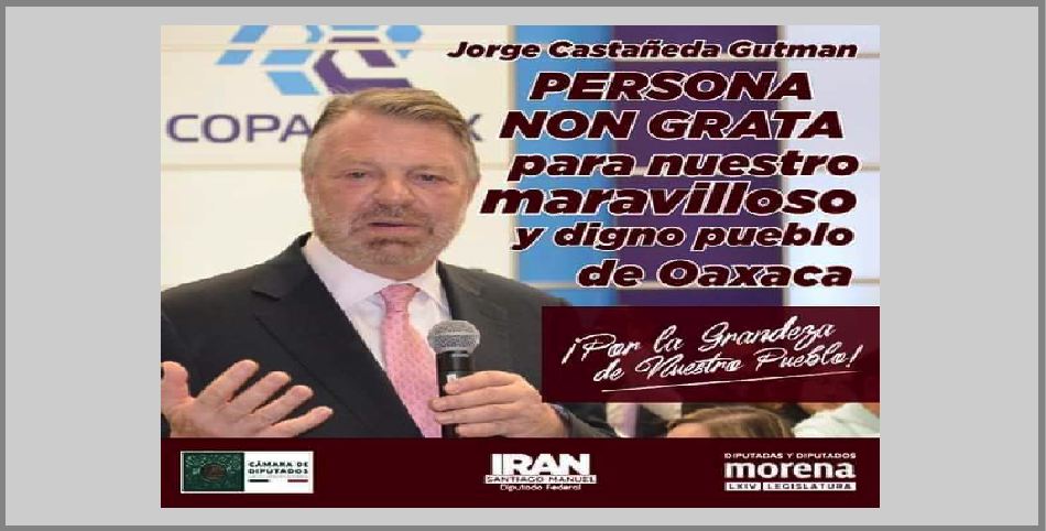 Piden declarar Persona Non Grata a Jorge Castañeda por ignorante, racista y clasista