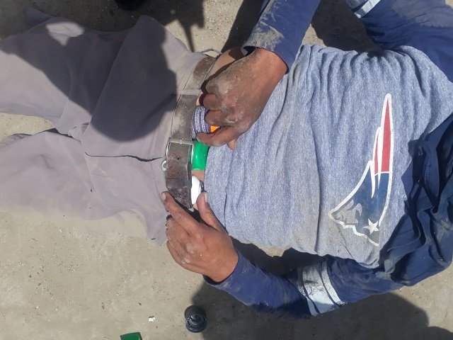 Asegura Policía Vial del Estado a hombre que habría robado en farmacia