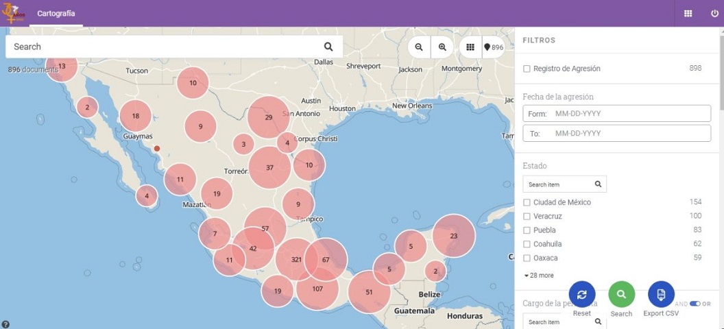Cimac presenta cartografía de agresiones contra mujeres periodistas en méxico