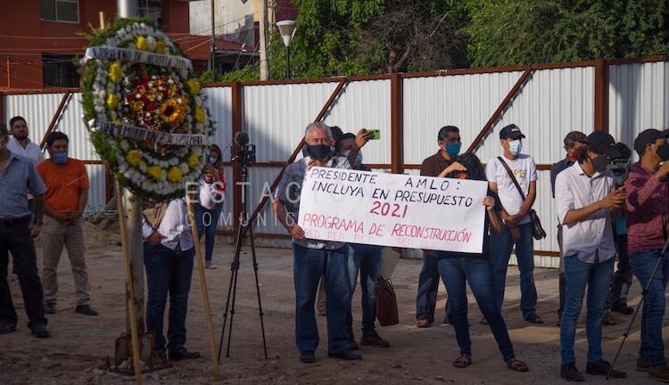 Conmemoran 3 años del terremoto de 8.2 en Oaxaca; reconstrucción aún con rezagos
