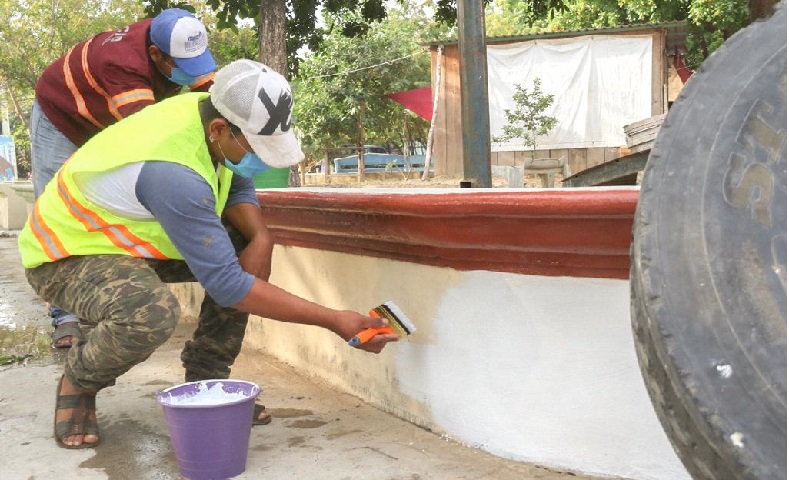 Rehabilita Ayuntamiento parque central y edificio de la autoridad, en agencia Álvaro Obregón