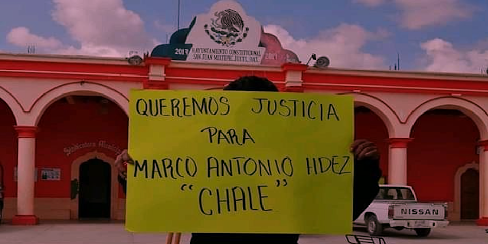 Acusan a la policía municipal de San Juan Mixtepec del asesinato de migrante mixteco