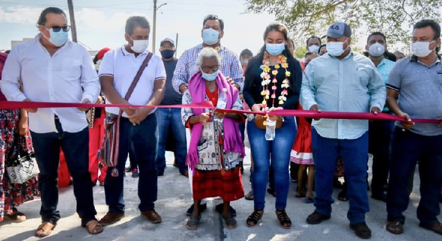 Con inversión de 3.1 MDP, inaugura obras el Ayuntamiento juchiteco