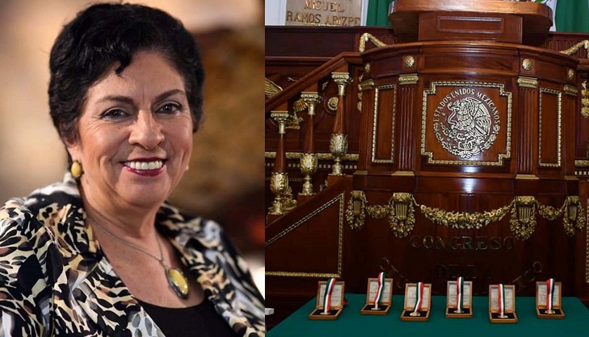 Medalla Hermila Galindo, del Congreso de la Ciudad de México, a la periodista Sara Lovera López
