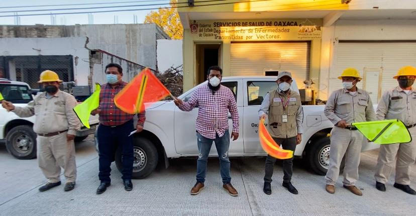 Inician Ayuntamiento juchiteco, y Jurisdicción Sanitaria 02 fumigación contra el mosquito transmisor del dengue: director municipal de Salud