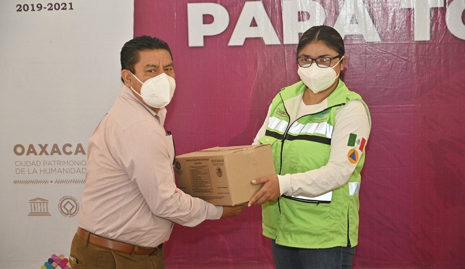Coordinan tres órdenes de gobierno esfuerzos para prevenir y combatir incendios en Oaxaca de Juárez