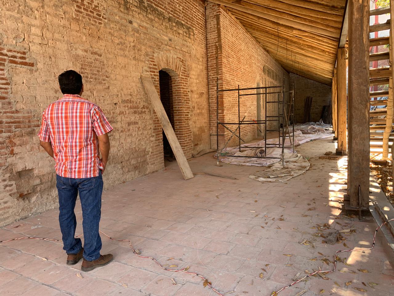 Importante avance en reconstrucción de la Casa de la Cultura: director municipal de Obras Públicas