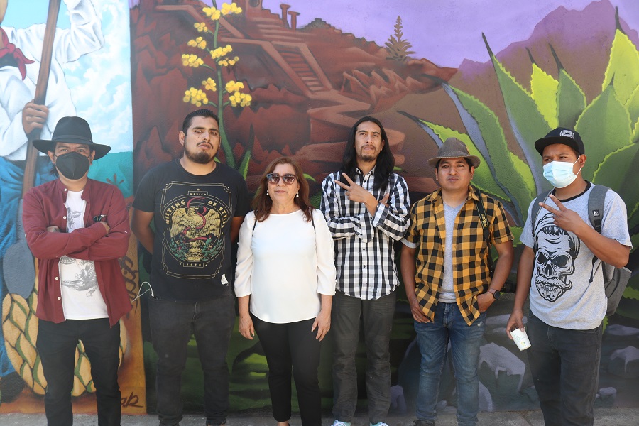 Destacan importancia de los agaves silvestres a través de concurso de arte urbano