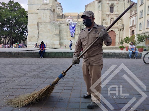 Barrenderos, trabajo de alto riesgo en tiempos de Covid
