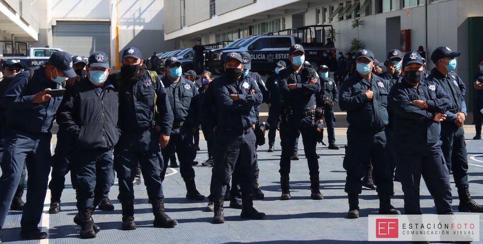 El paro de la Policía Estatal de Oaxaca cumplió 48 horas