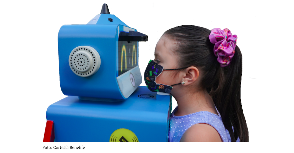 El robot que protege la salud de niñas y niños