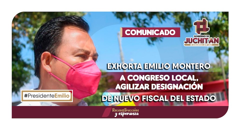 Nuevo fiscal del estado debe impartir justicia y no perseguir líderes sociales: Emilio Montero