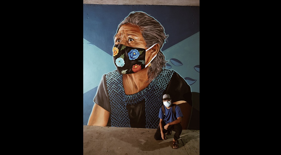 Luis Antonio Medina, “Medh”, joven promesa del arte juchiteco