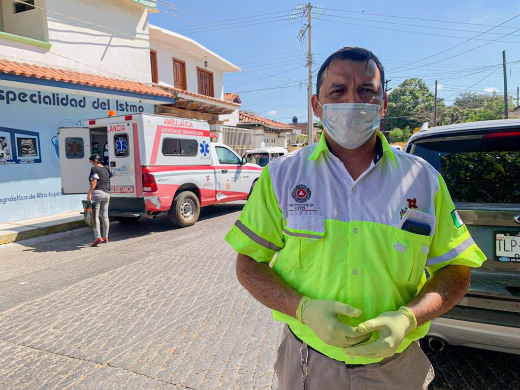 Brinda Protección Civil auxilio a las y los juchitecos en urgencias médicas
