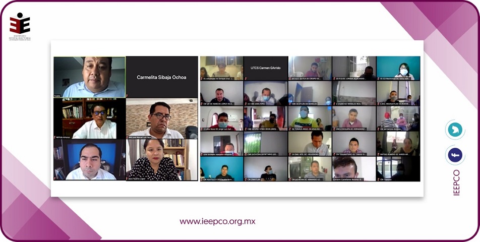 Participa IEEPCO en segundo simulacro del Sistema de Información de la Jornada Electoral