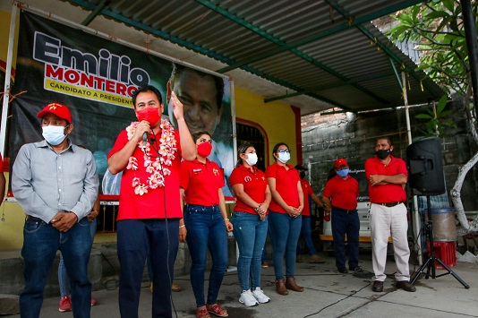 Con firmeza estamos construyendo nuestro triunfo y vamos a ganar: Emilio Montero