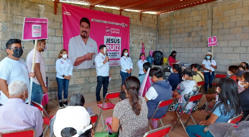 Cercano a la gente y comprometido con la Transformación de Oaxaca, arranca campaña Jesús Ruiz Olmedo