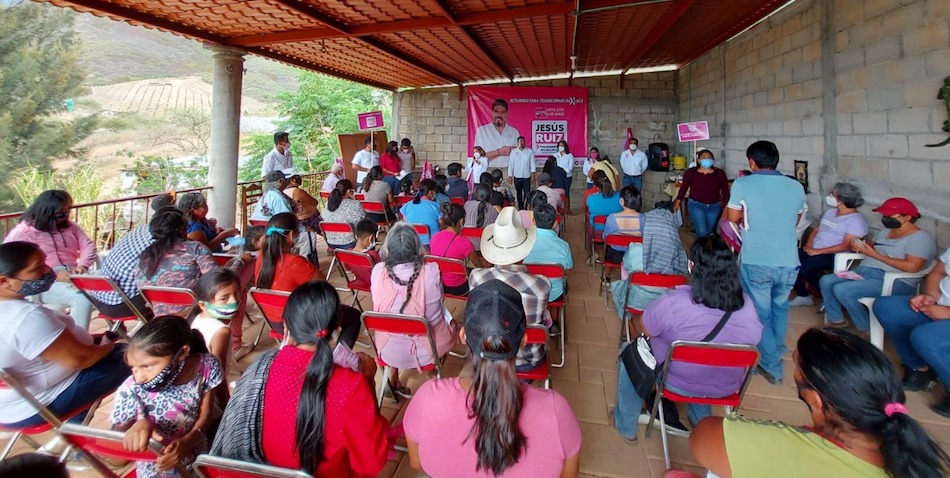 Jesús Ruiz Olmedo está actuando por la Transformación de Oaxaca