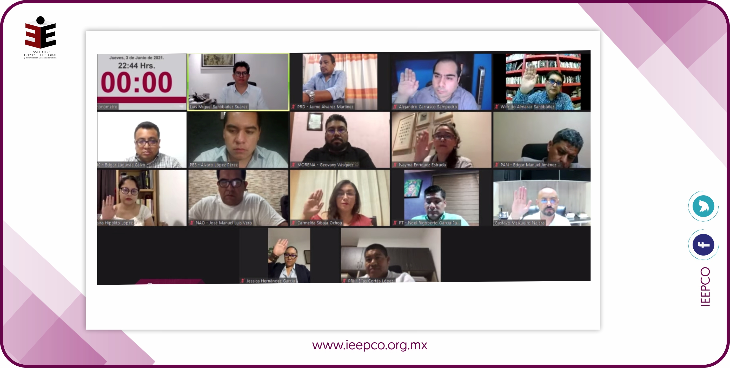 Acata IEEPCO sentencia de TEPJF y registra a candidato en Santa Lucía del Camino